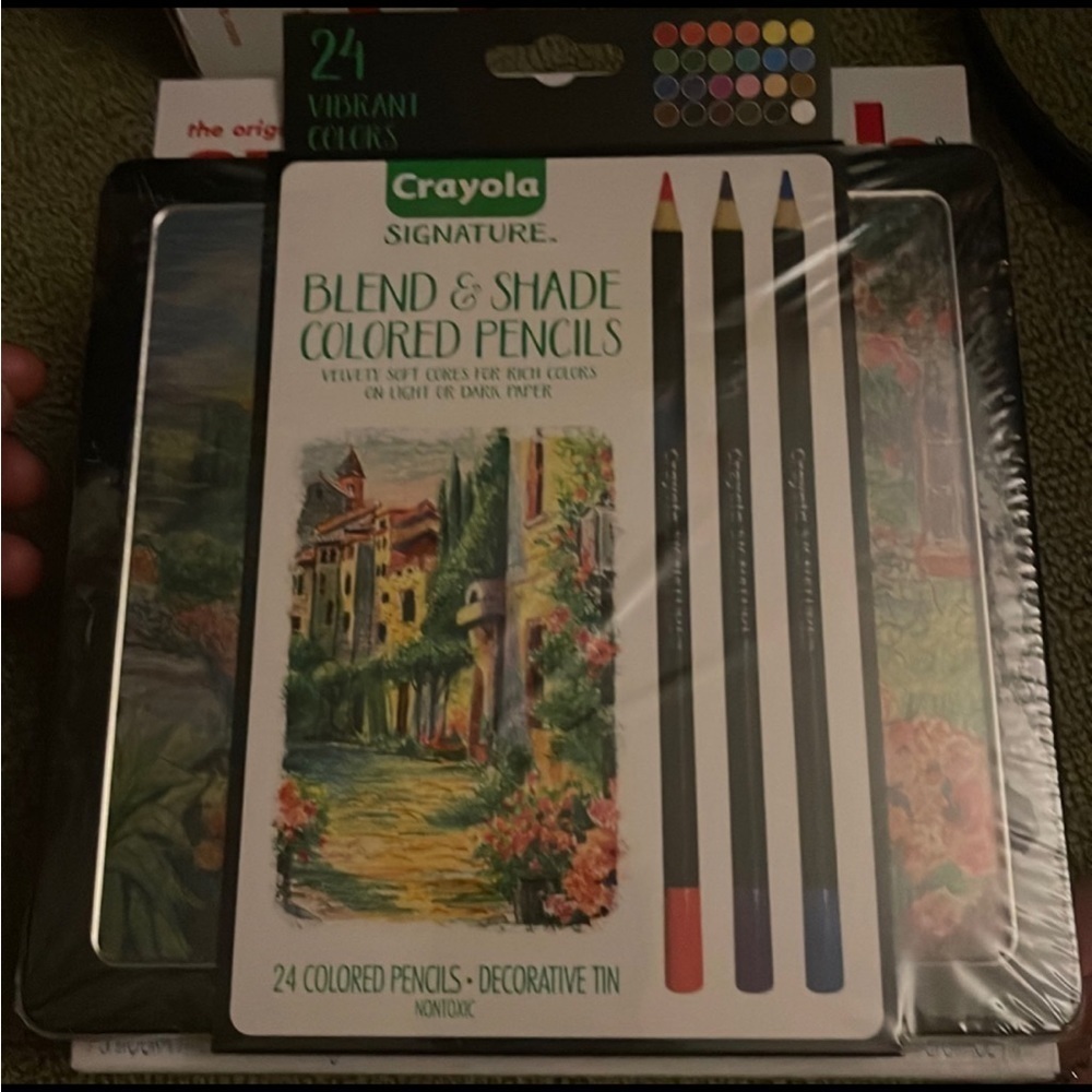 crayola blend & shade color pencils